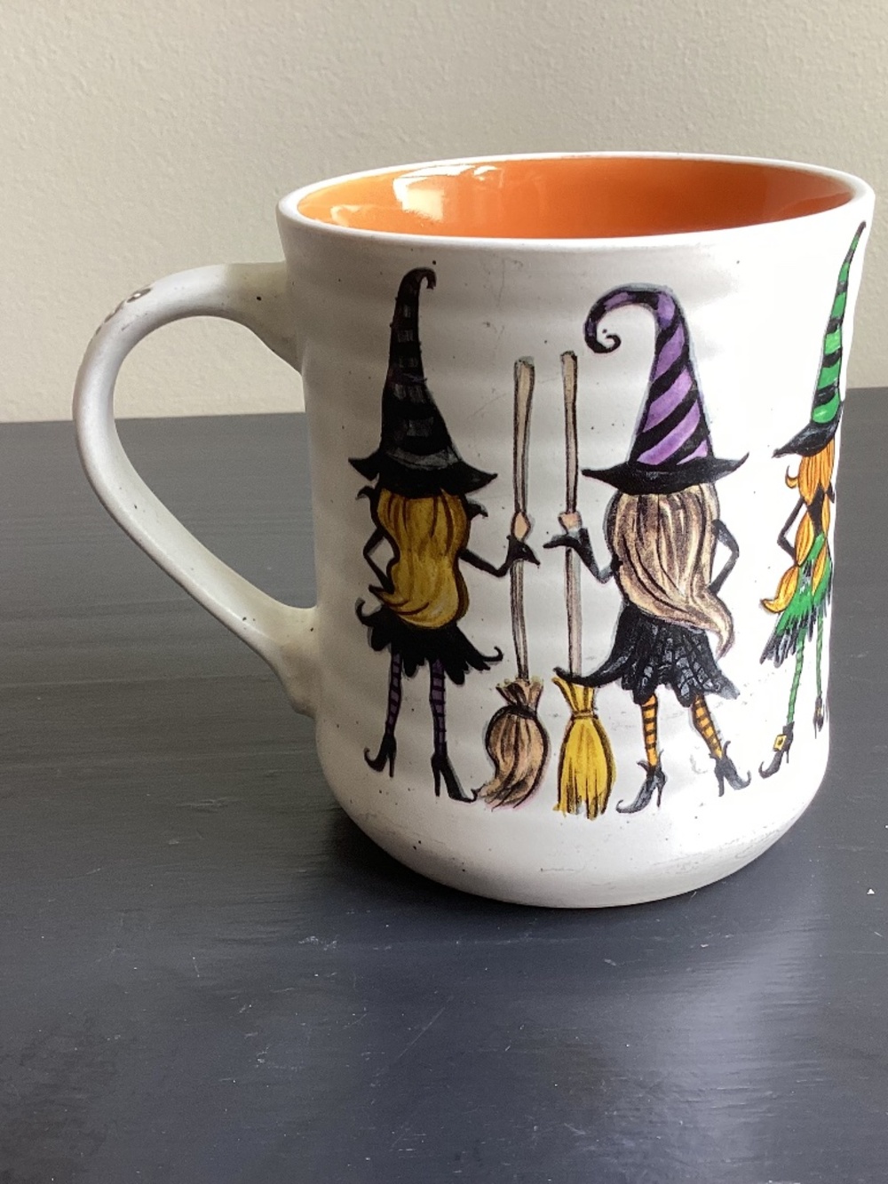 Cobwebs & Cauldrons “Squad Ghouls” Witches Ceramic Coffee Mug 15oz